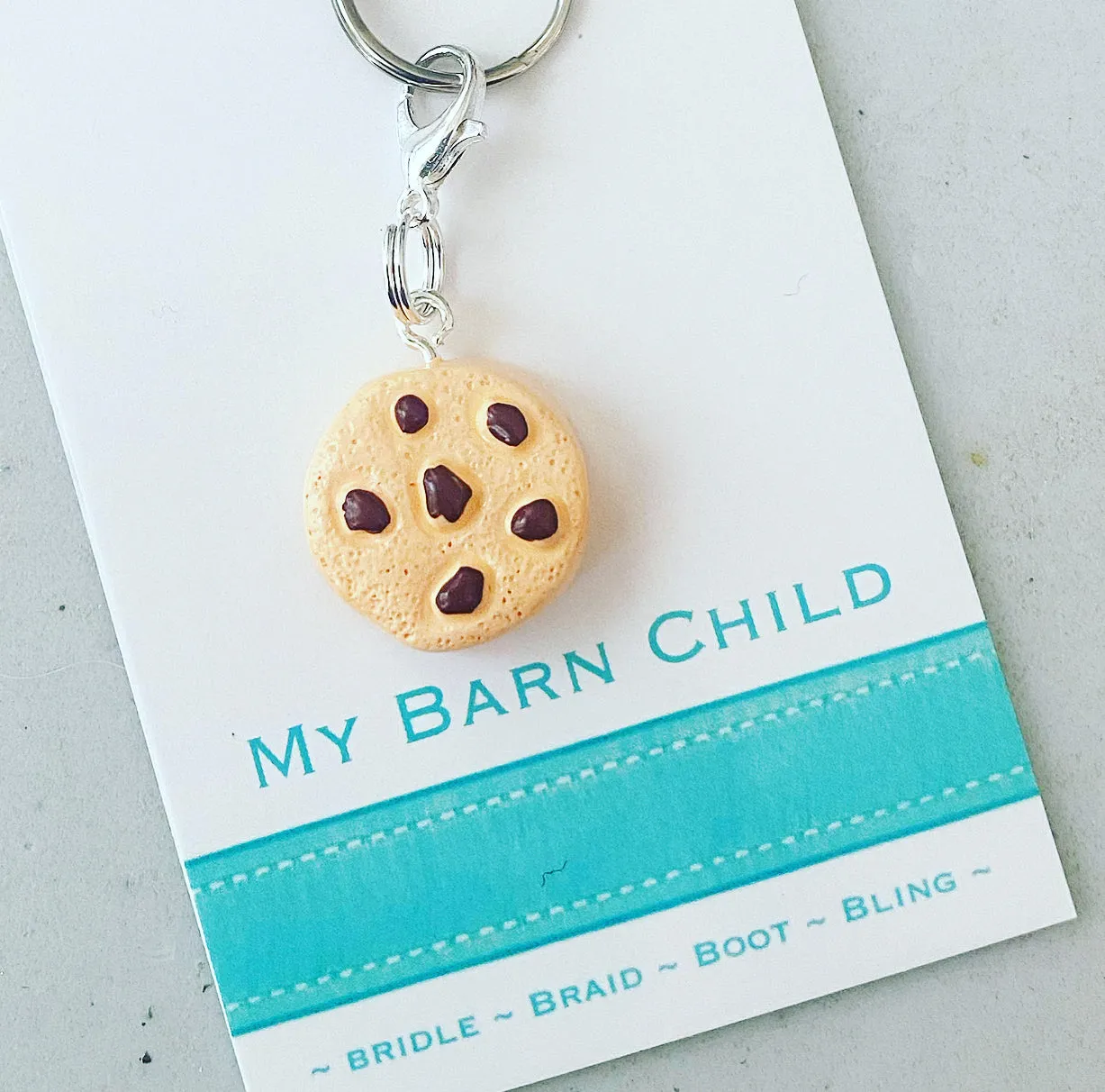 * Bridle Charm: Chocolate Chip Cookie 🍪