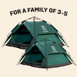 1 Large-Sized   1 Small-Sized 3 Secs Tent (Family Bundle, US)