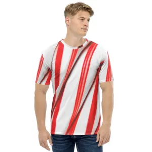 3D Candy Cane Men's T-shirt