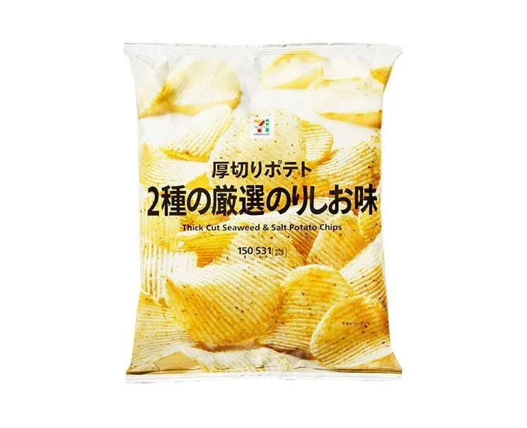 7-11 Premium: Thick Cut Seaweed & Salt Potato Chips