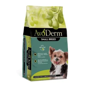 AvoDerm Natural Chicken Meal & Brown Rice - Small Breed Dry Dog Food