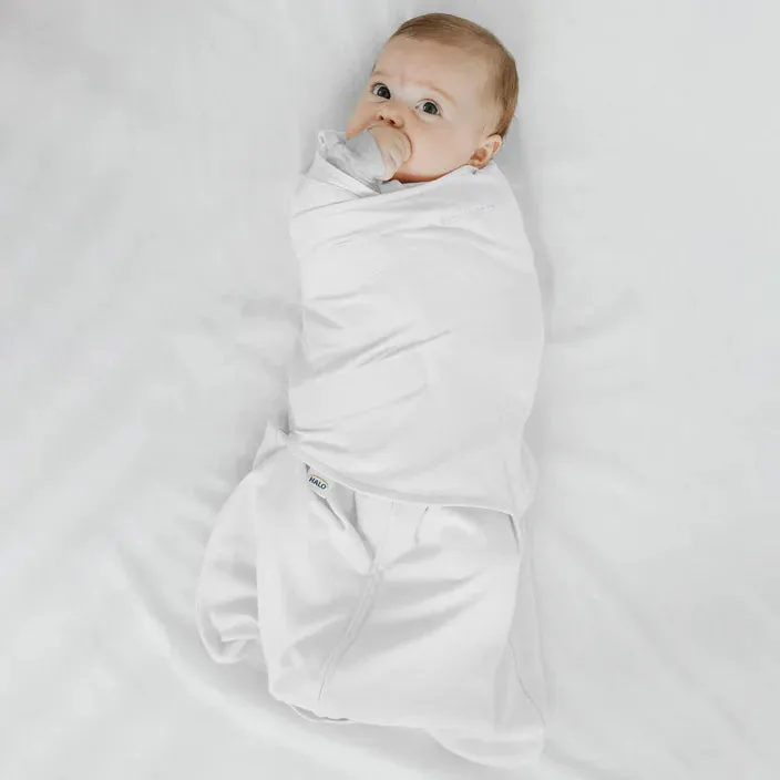 Baby Studio HALO® SleepSack® Swaddle 1.5 TOG - White