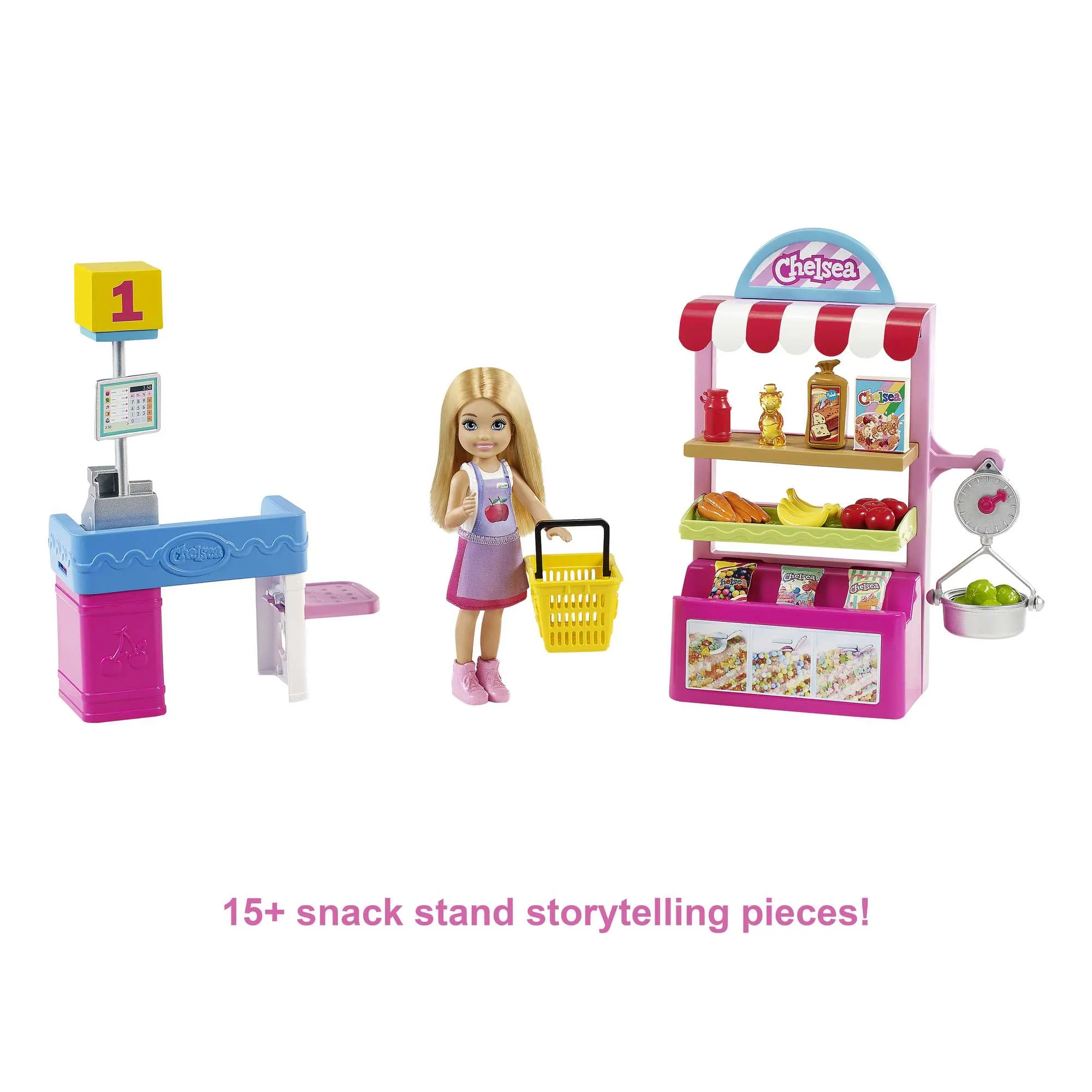 Barbie Chelsea Can Be Blonde Chelsea Doll & Snack Stand Playset