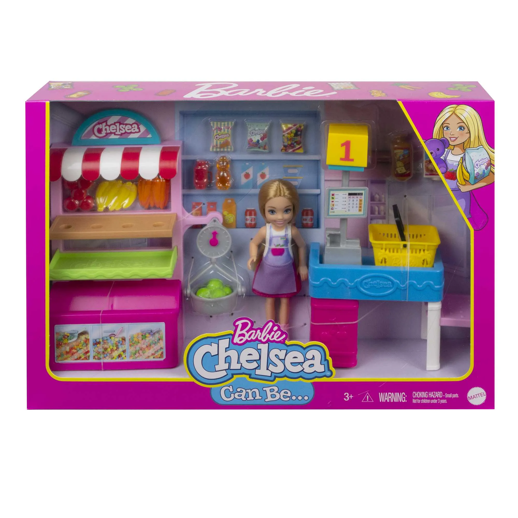 Barbie Chelsea Can Be Blonde Chelsea Doll & Snack Stand Playset