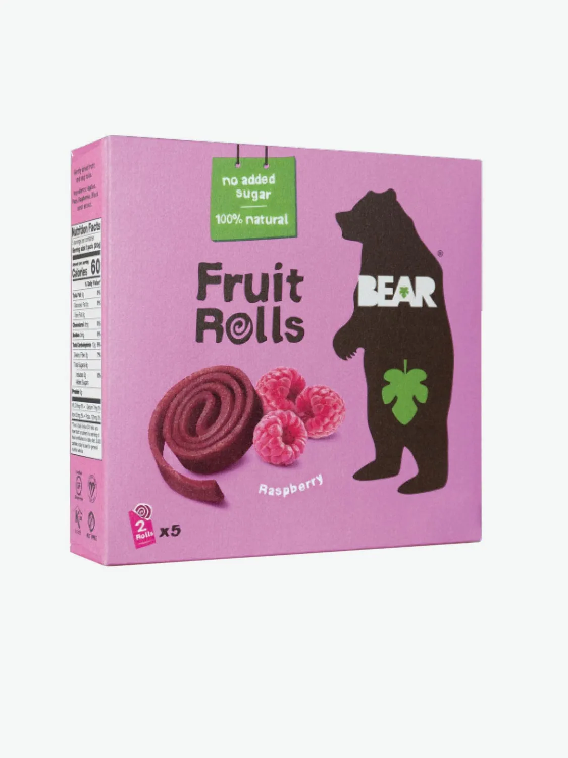 Bear Fruit Rolls Raspberry