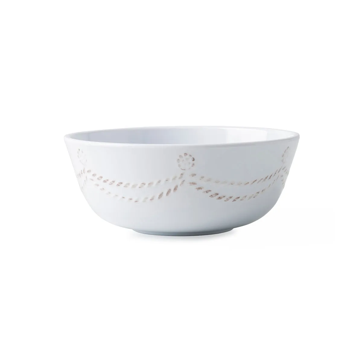 Berry & Thread Melamine Cereal/Ice Cream Bowl Set/4 - Whitewash