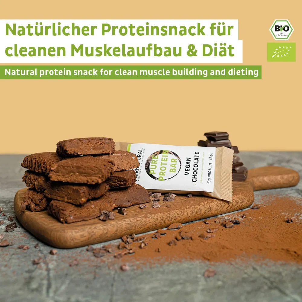 Bio Vegan Proteinriegel Schoko Einzelriegel