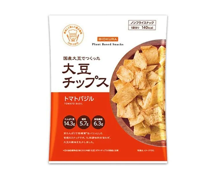 Biokura Soy Chips: Tomato Basil