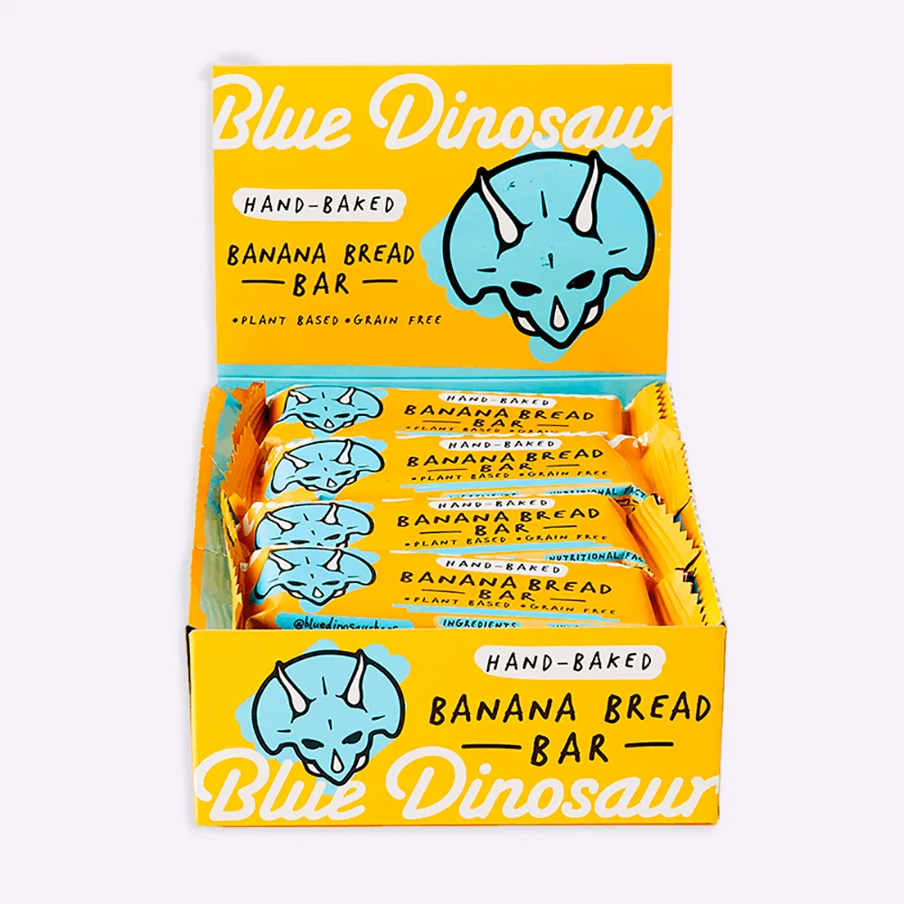 Blue Dinosaur -  Snack Bar - Banana Bread - 45g