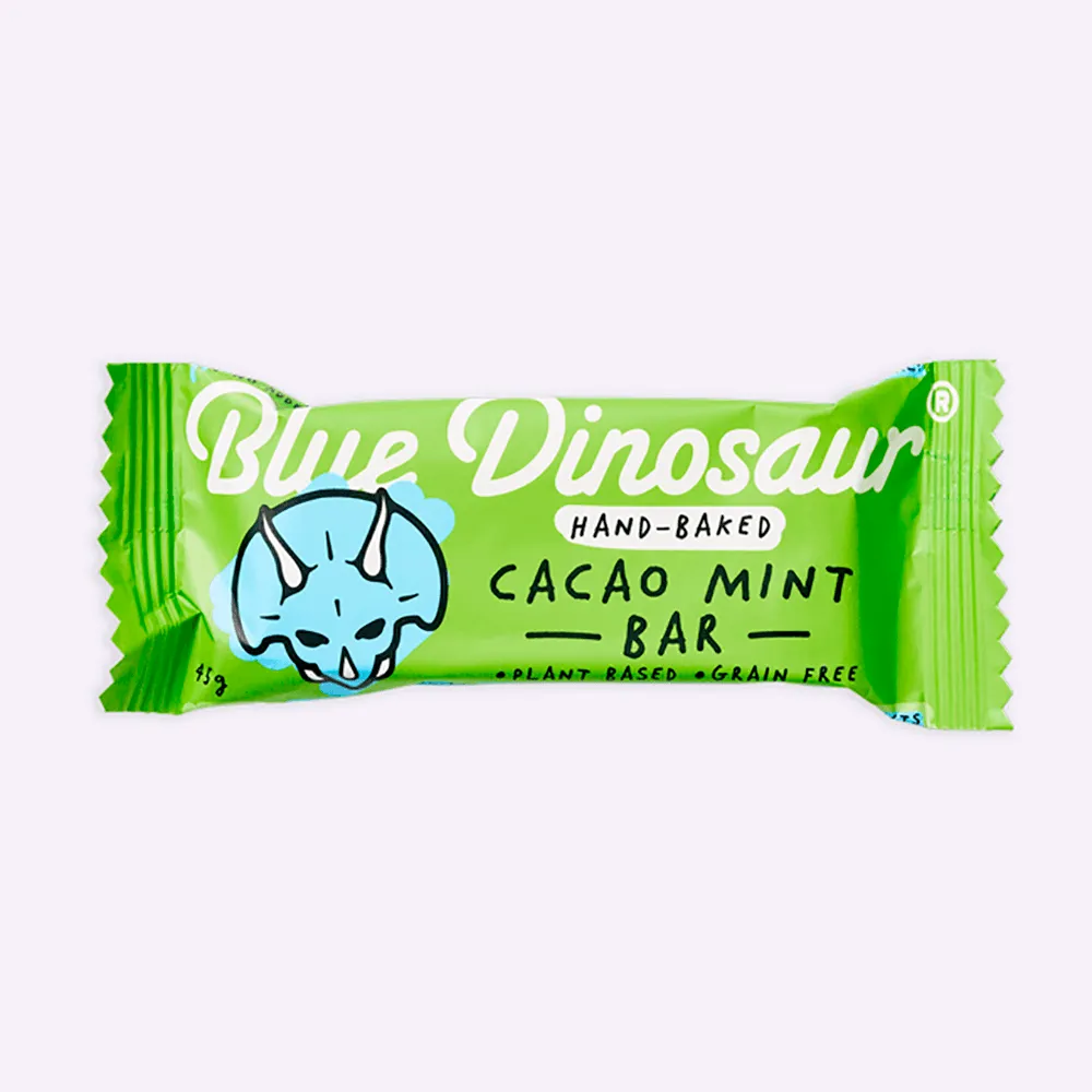 Blue Dinosaur Snack Bar - Cacao Mint - 45g