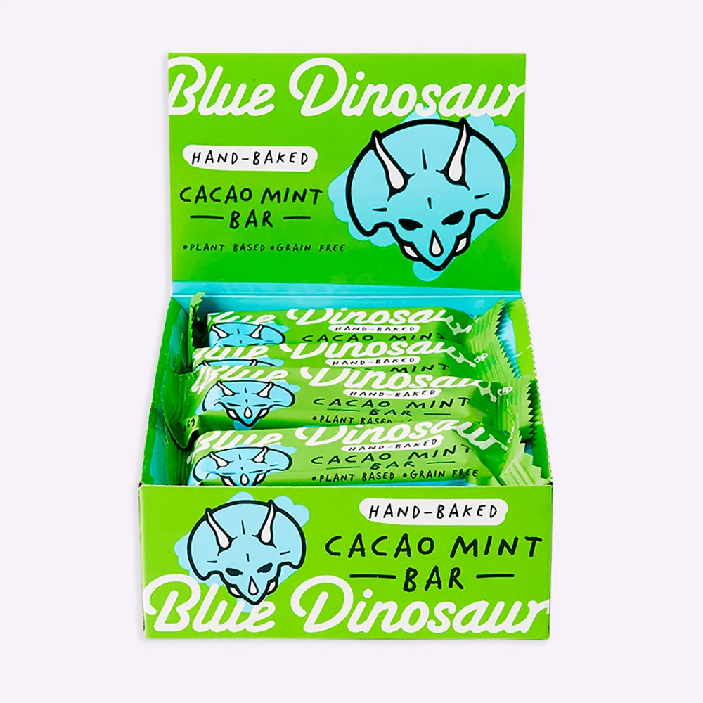 Blue Dinosaur Snack Bar - Cacao Mint - 45g