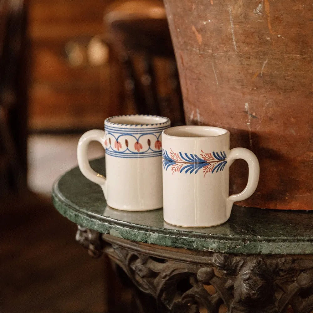 Blue Heather Breakfast Mug