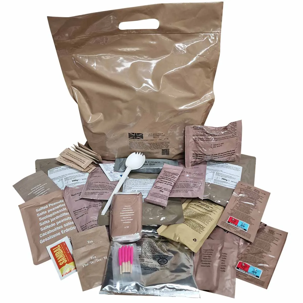 British Army 24 Hour Operational Ration Pack Halal - Menu 9