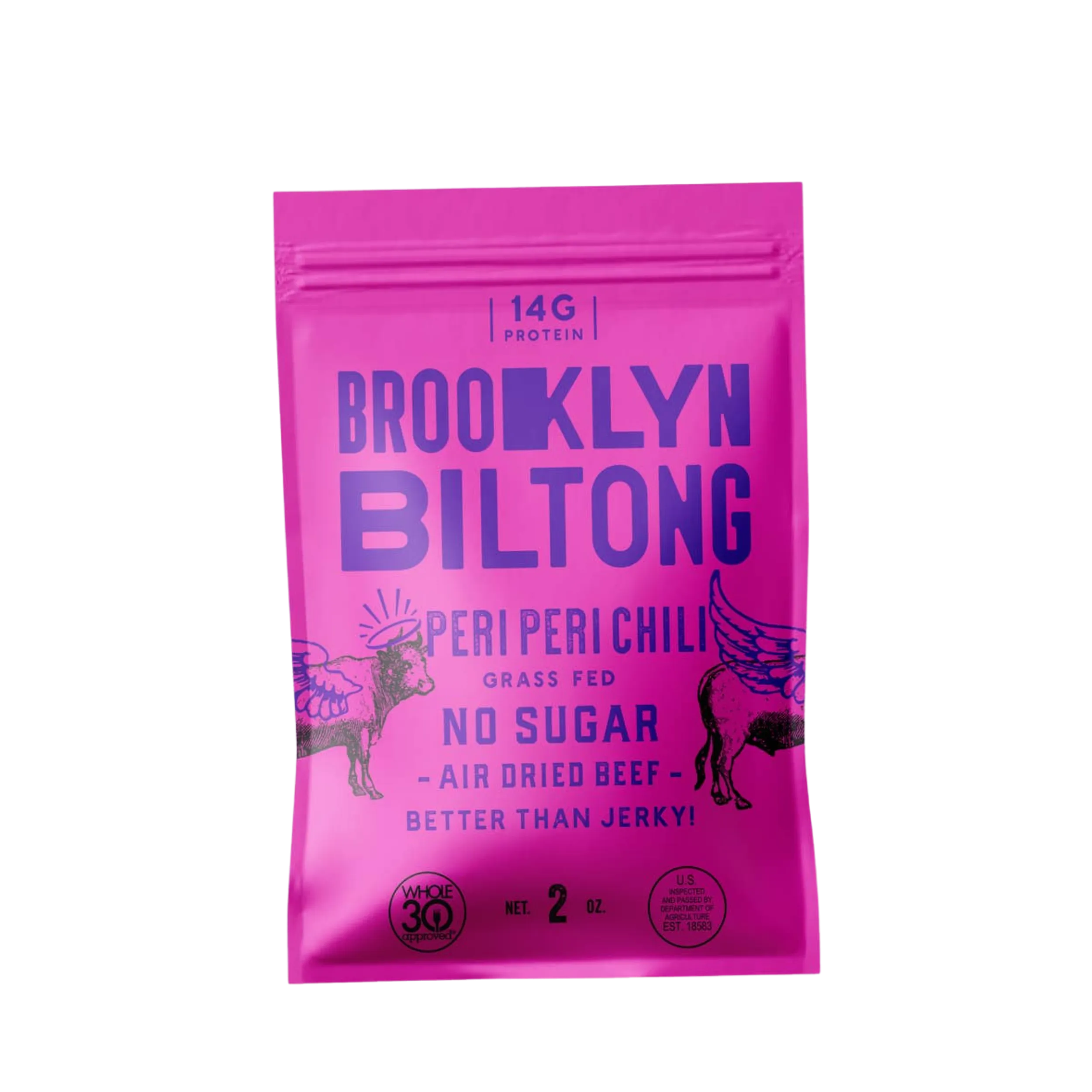 Brooklyn Biltong Peri Peri Chili Air Dried Beef 2oz