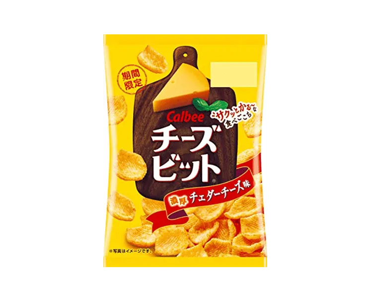 Calbee Cheese Bit Snacks: Cheddar Cheese Flavor