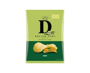 Calbee Delish Time Chips: Wasabi And Cream