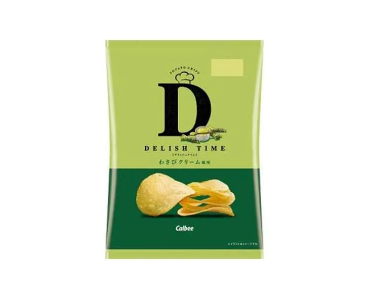 Calbee Delish Time Chips: Wasabi And Cream