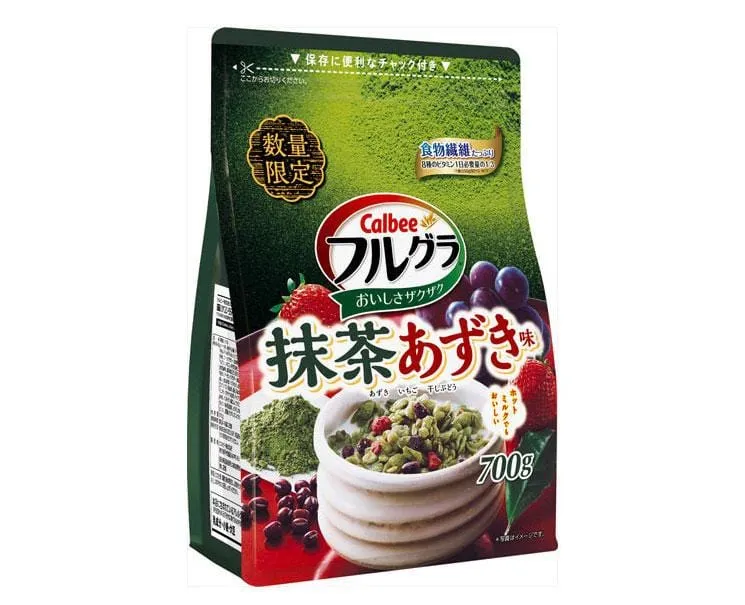 Calbee Full Granola Matcha Azuki Cereal