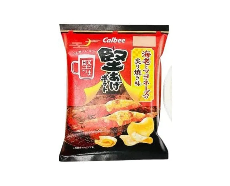 Calbee Kataage Potato Chips: Shrimp & Mayo