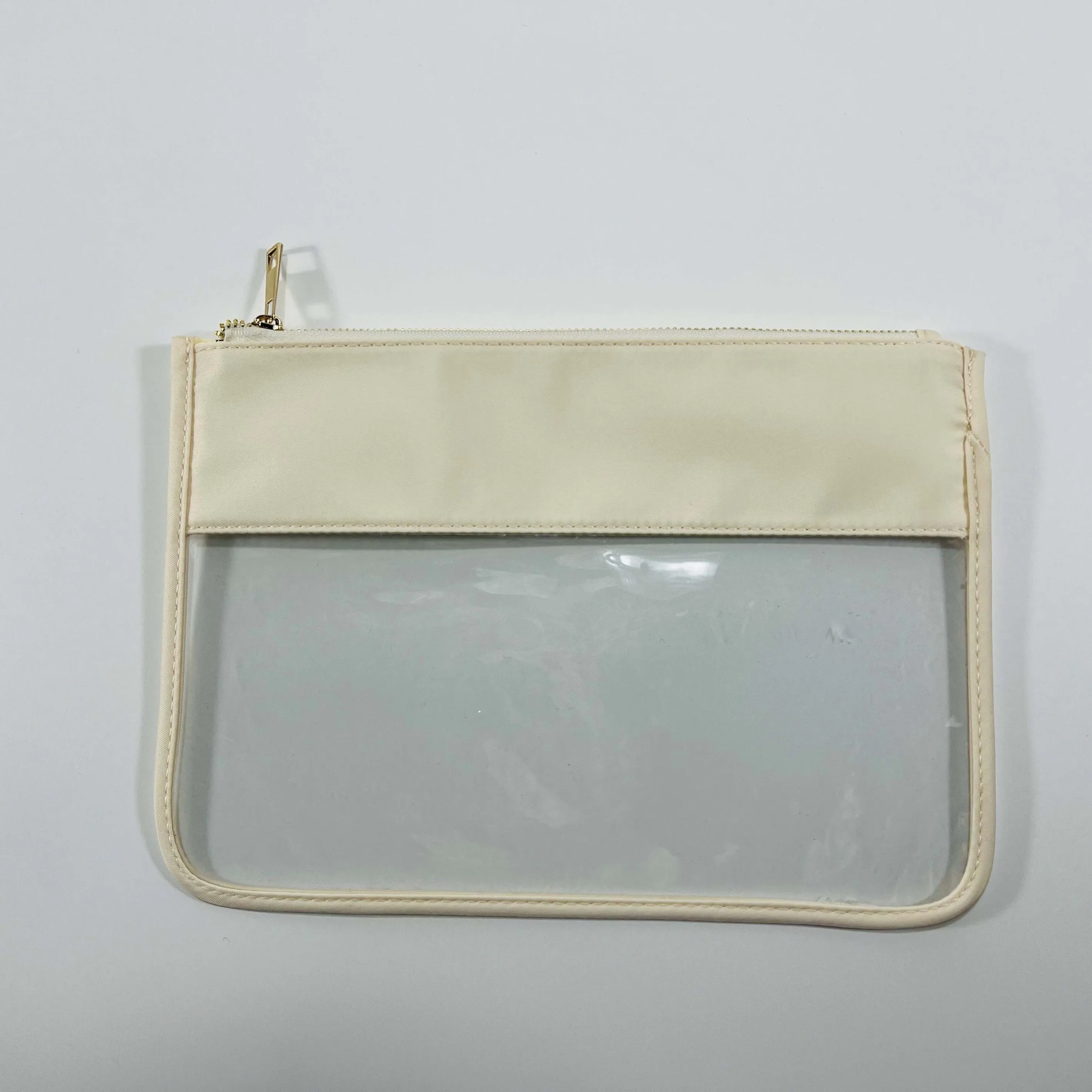 Clear Pouch With Zipper Top - Assorted Colors