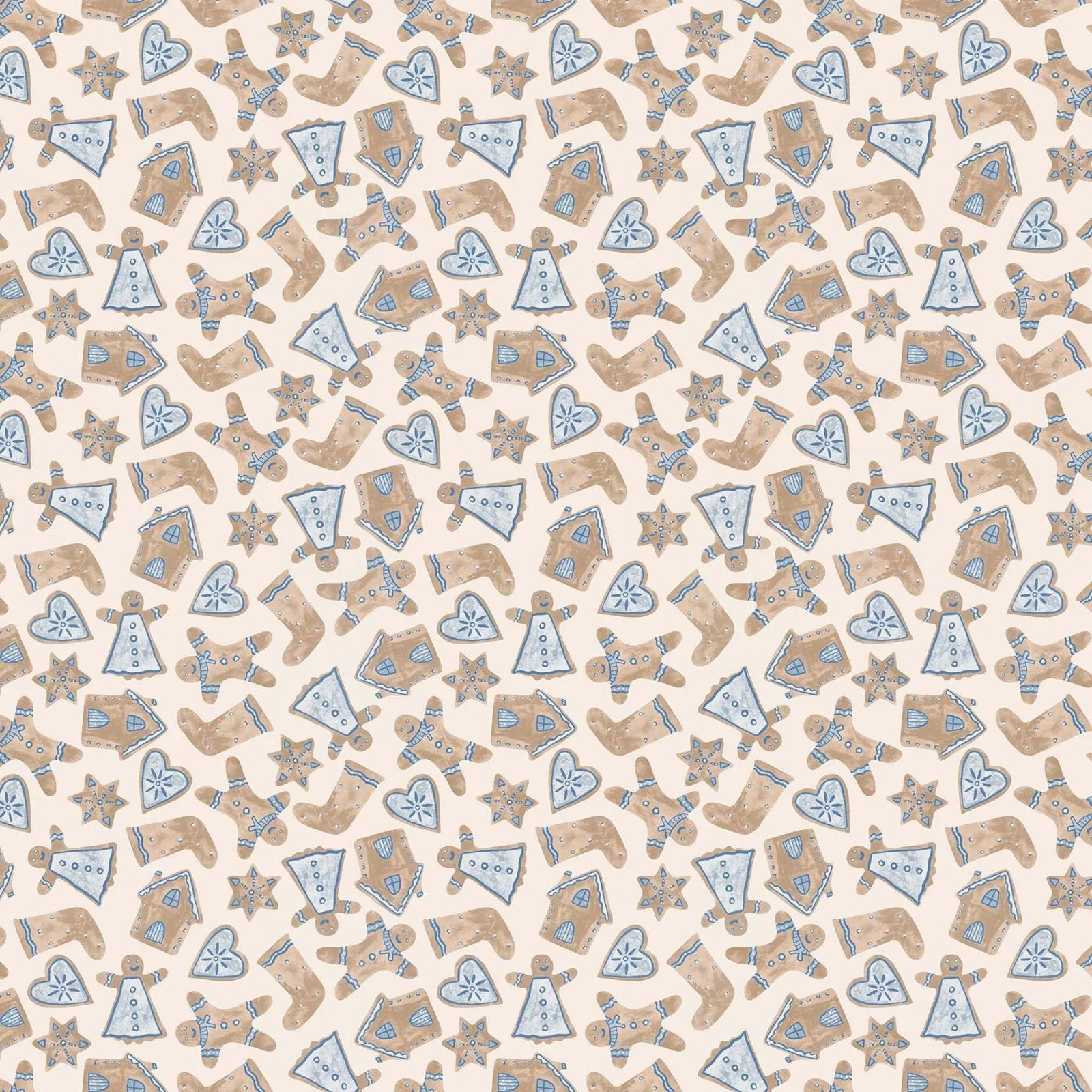 Cookies Winter Frost by FIGO Fabrics