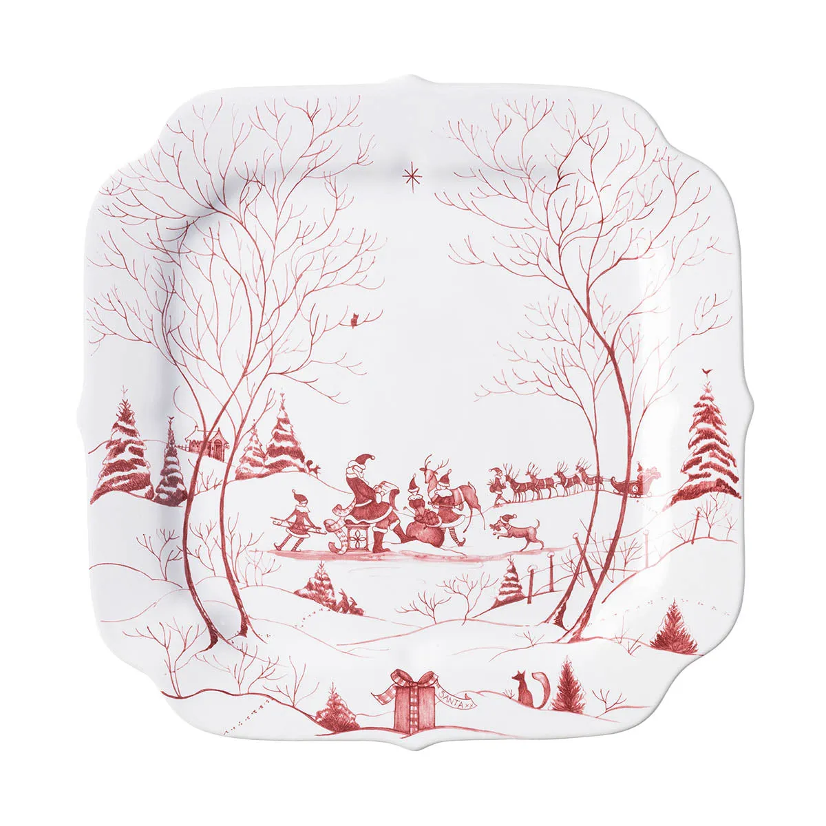 Country Estate Winter Frolic 12" Cookie Tray