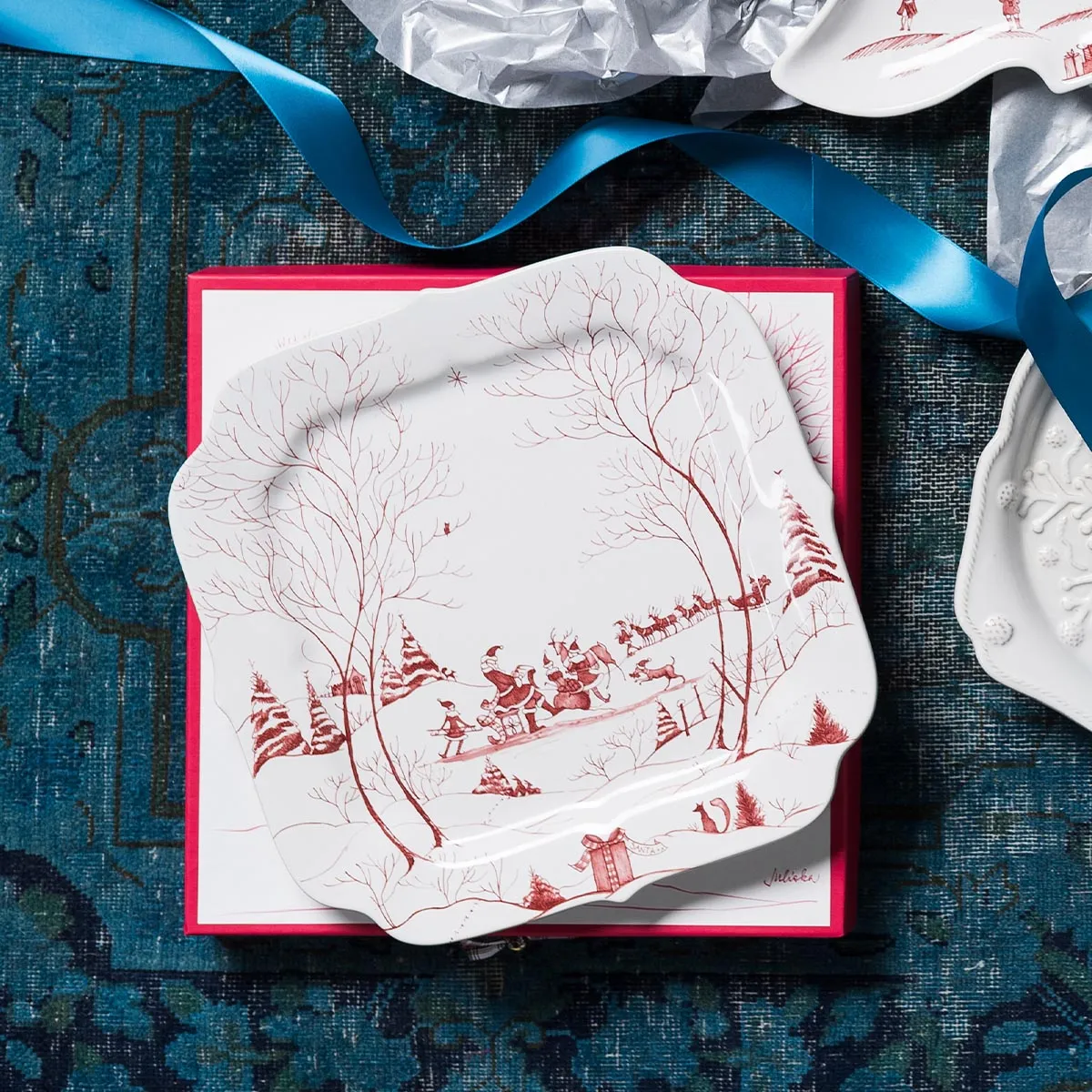 Country Estate Winter Frolic 12" Cookie Tray