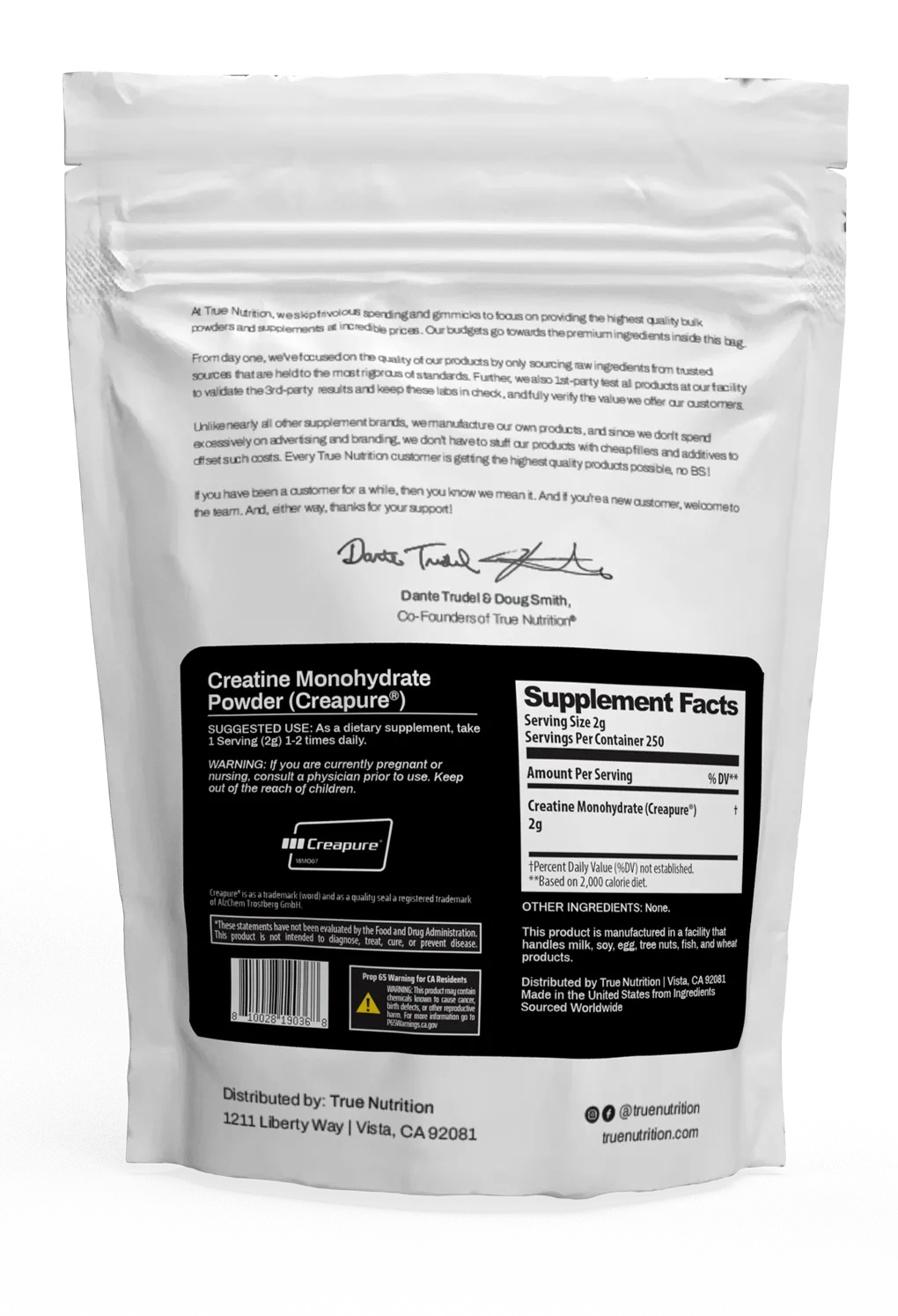 Creatine Monohydrate Powder (Creapure®)