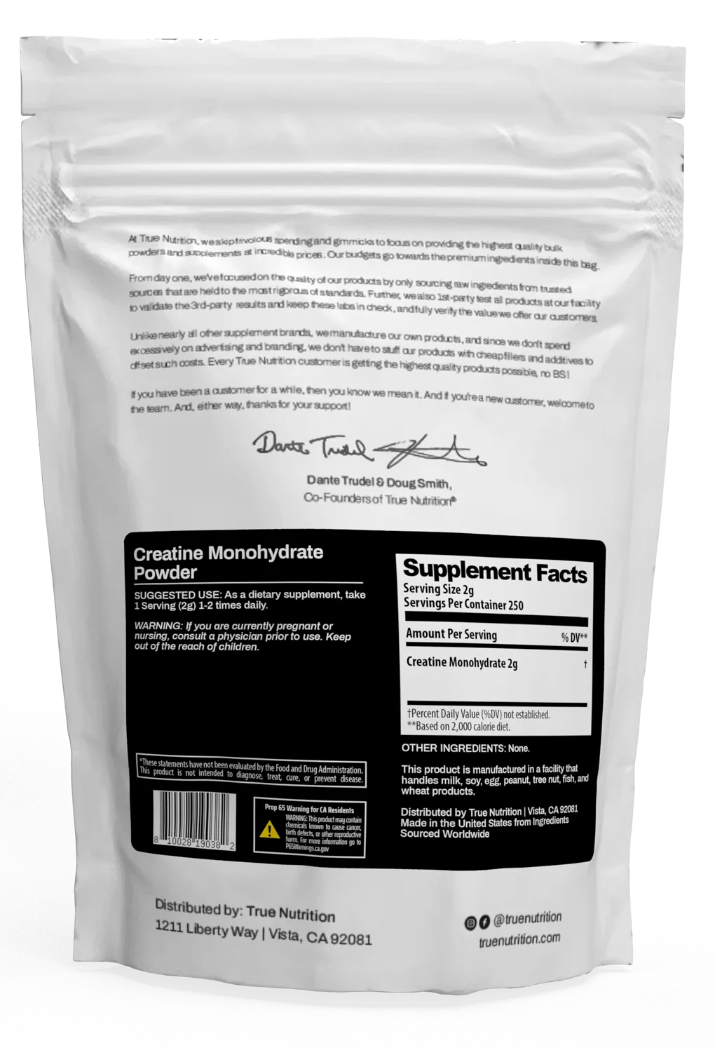 Creatine Monohydrate Powder