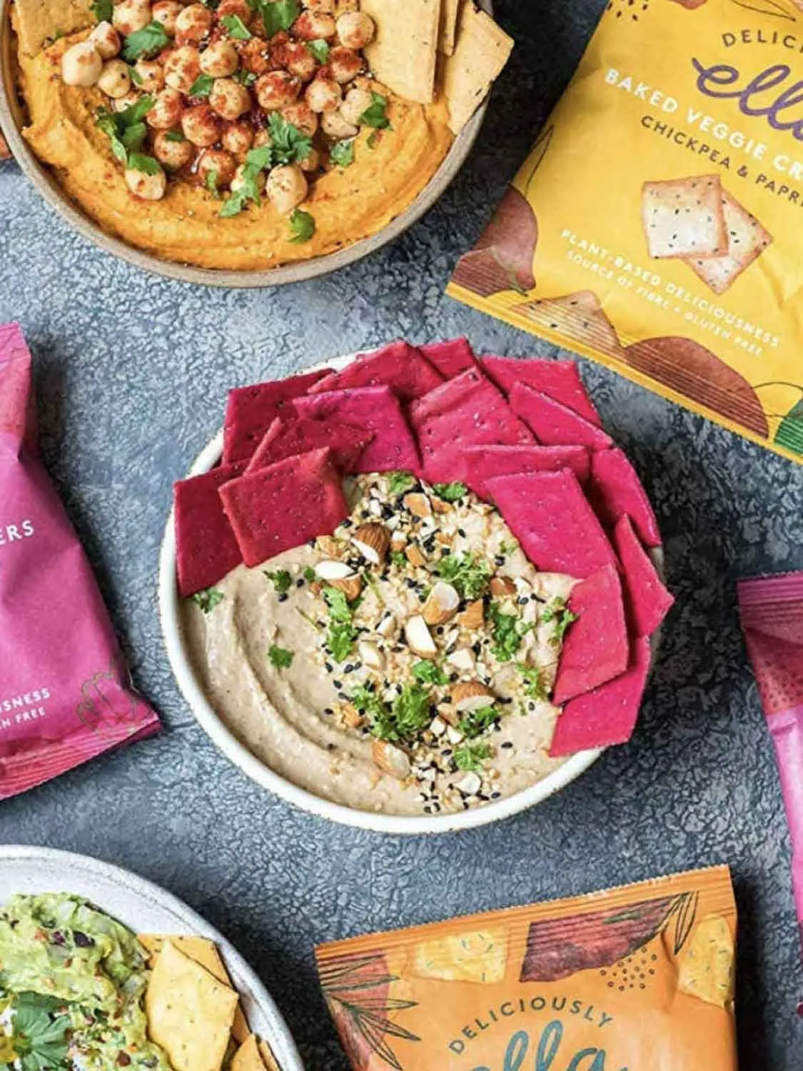 Deliciously Ella Beetroot And Multiseed Baked Veggie Crackers