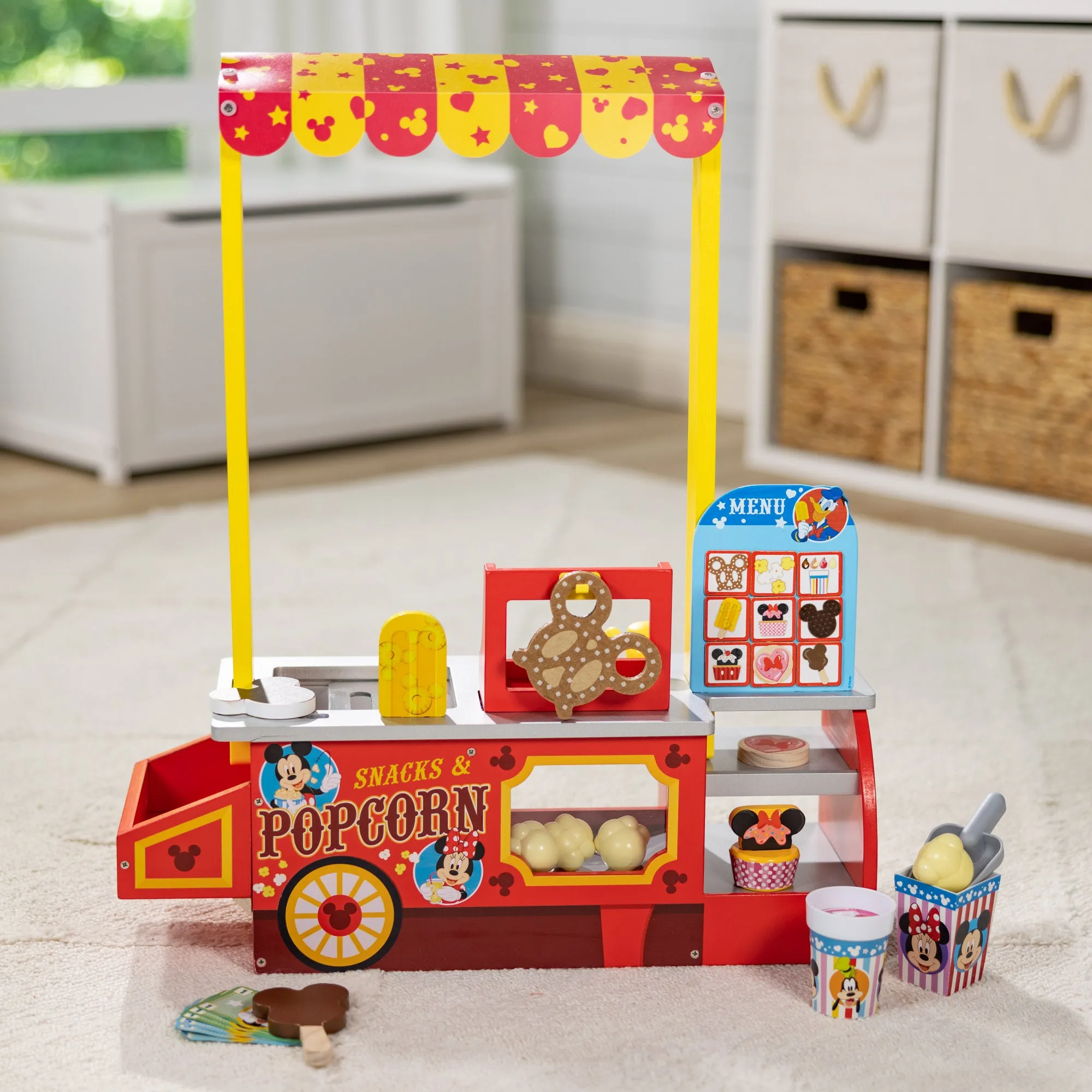 Disney Snacks & Popcorn Wooden Food Counter