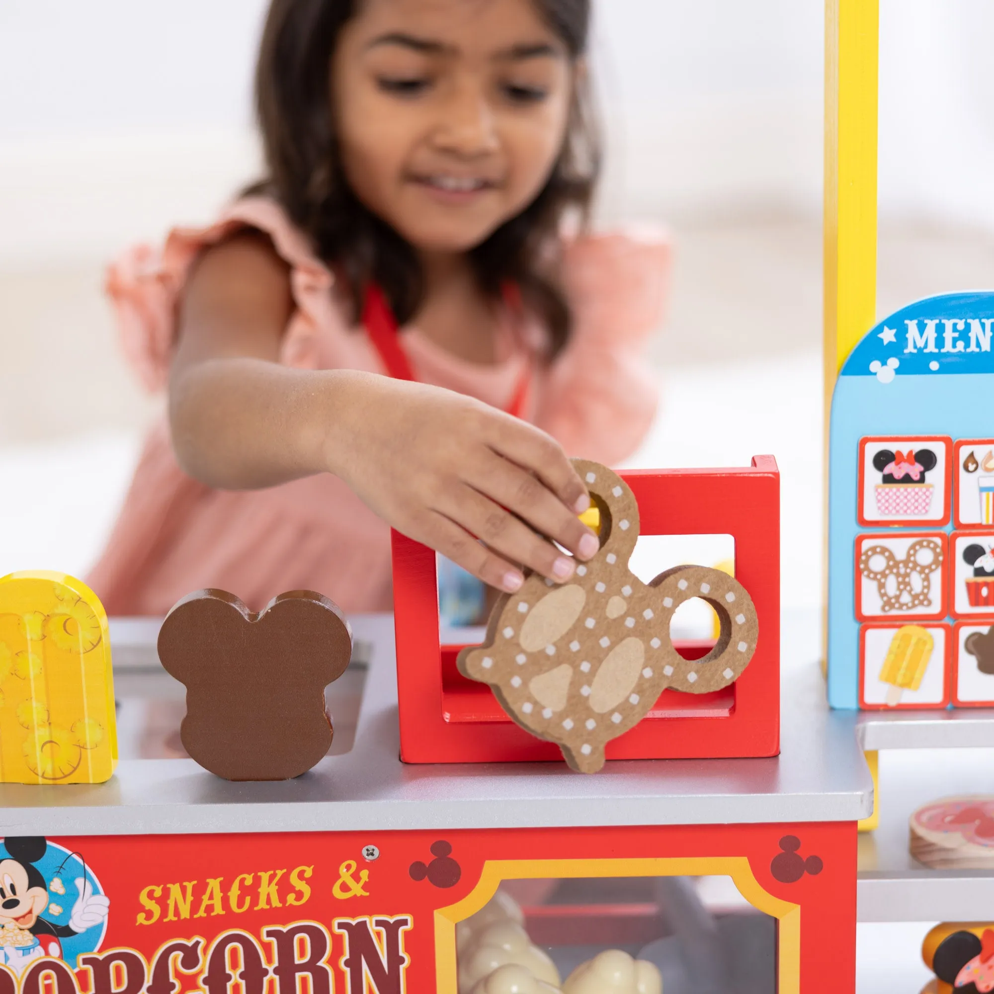 Disney Snacks & Popcorn Wooden Food Counter