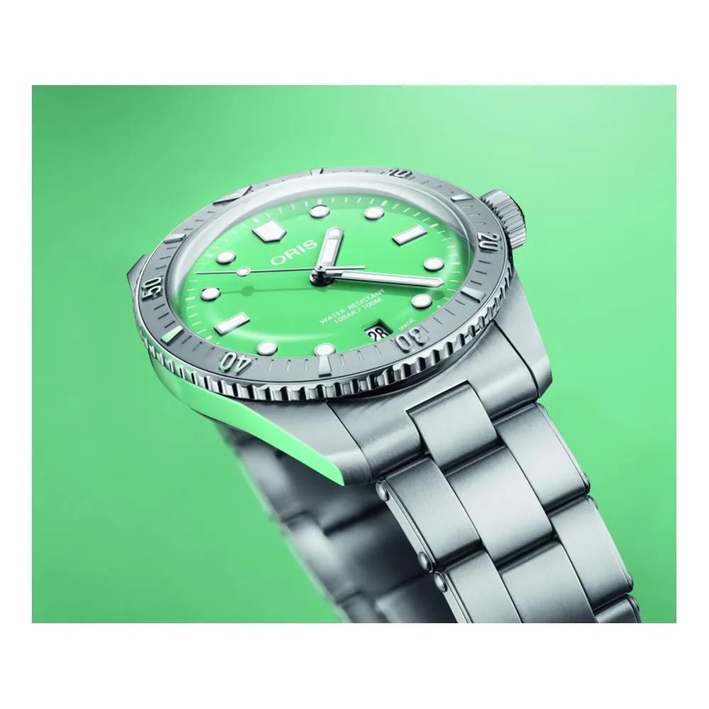 Divers Sixty-Five 'Cotton Candy' Steel Green