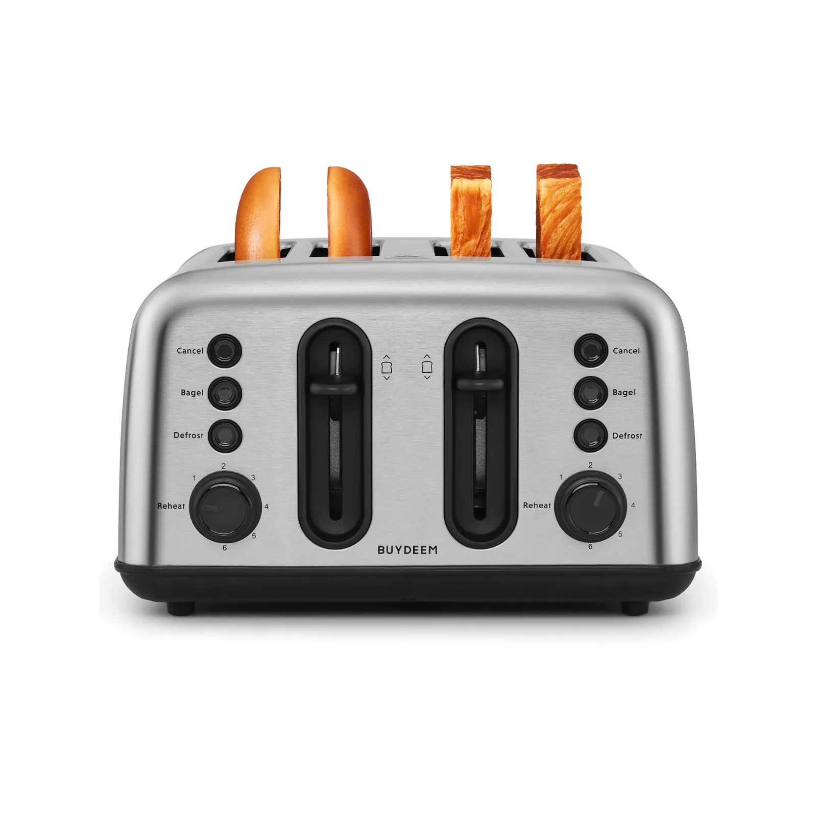 DT440 Retro 4-Slice Metal Toaster