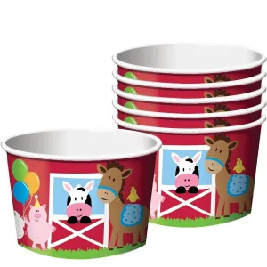 Farm House Treat Cups/ 6 Count