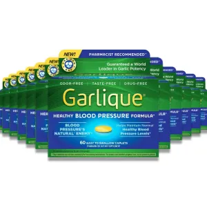 Garlique - Healthy Blood Pressure Formula Tablets 60 Ct - 24 Pack