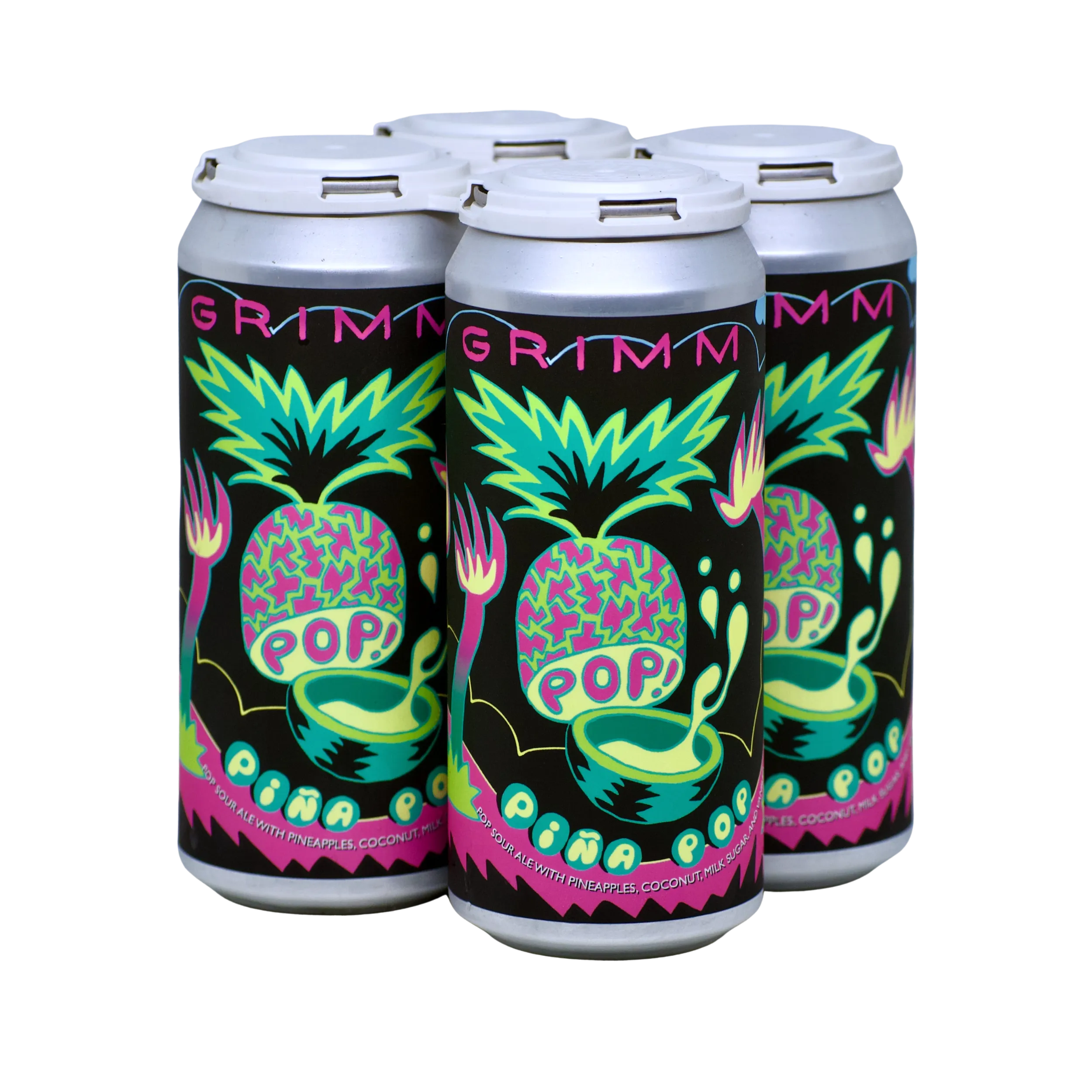 Grimm - Pina Pop (Fruited Berliner Weisse) 4-Pack