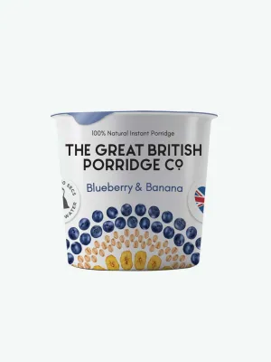 Instant Porridge Single Pot Blueberry And Banana