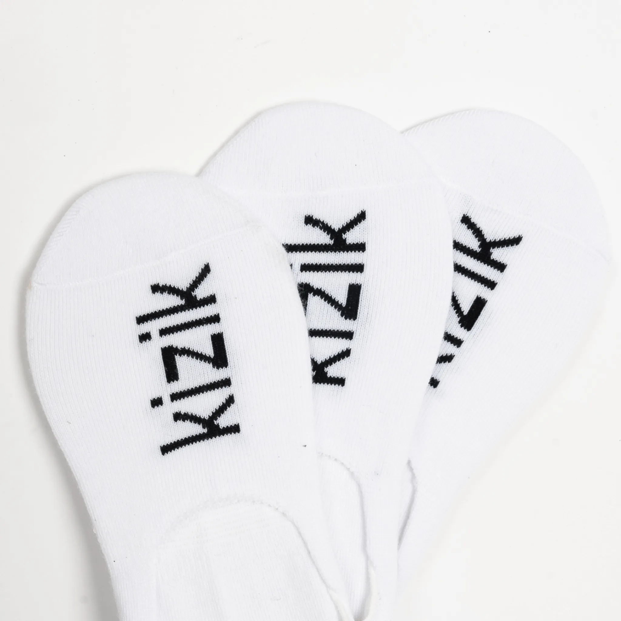 Kizik No Show Socks - White - 3 Pack