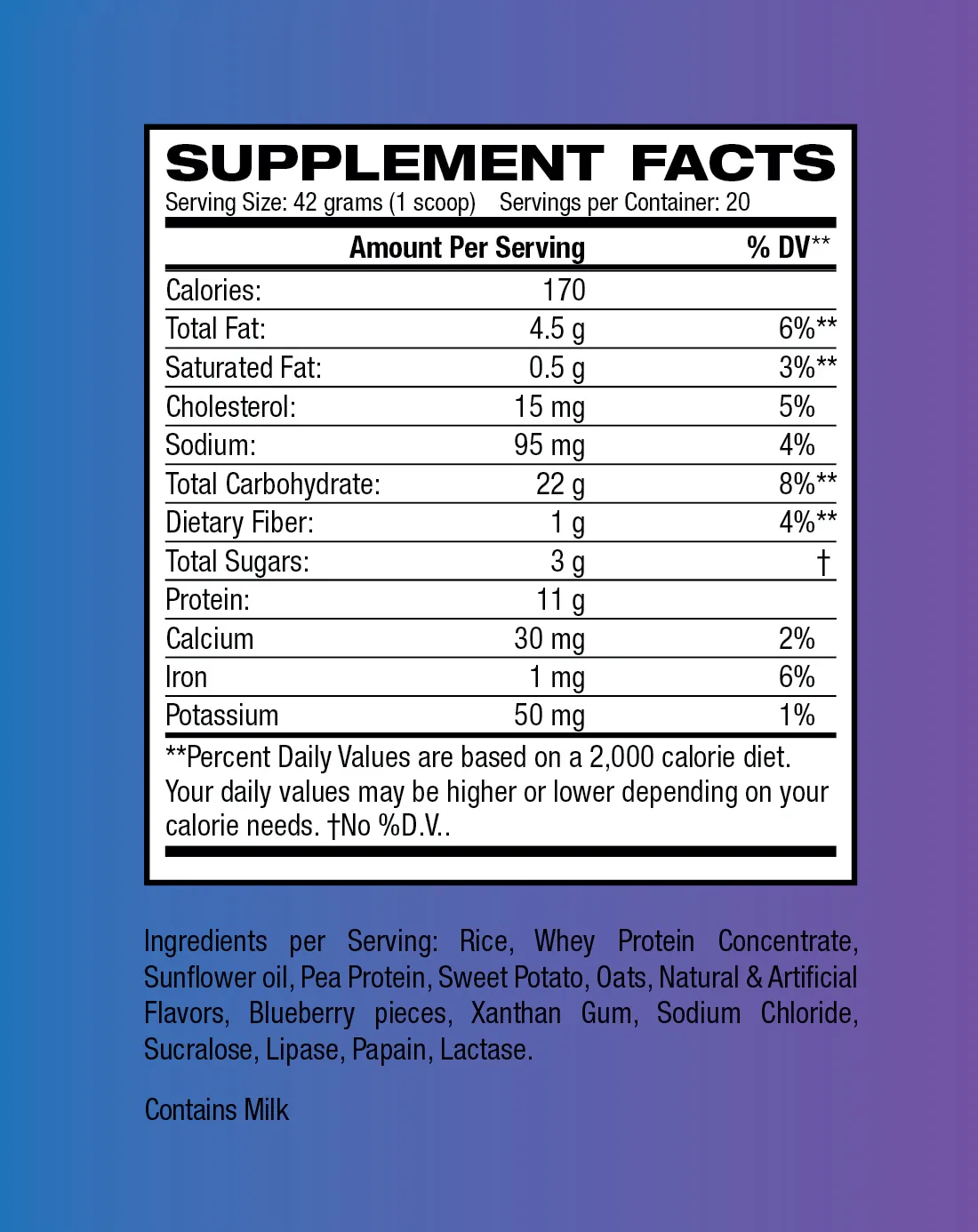 Meal Replacement Stack