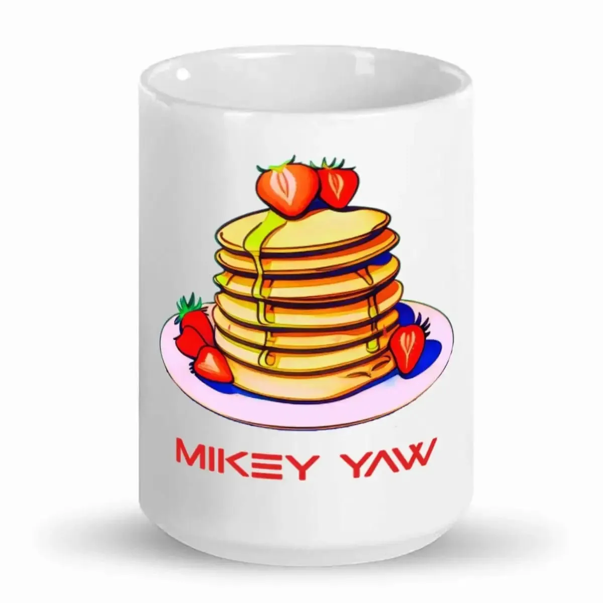 Mikey Yaw Pancake Monogram Coffee Mug