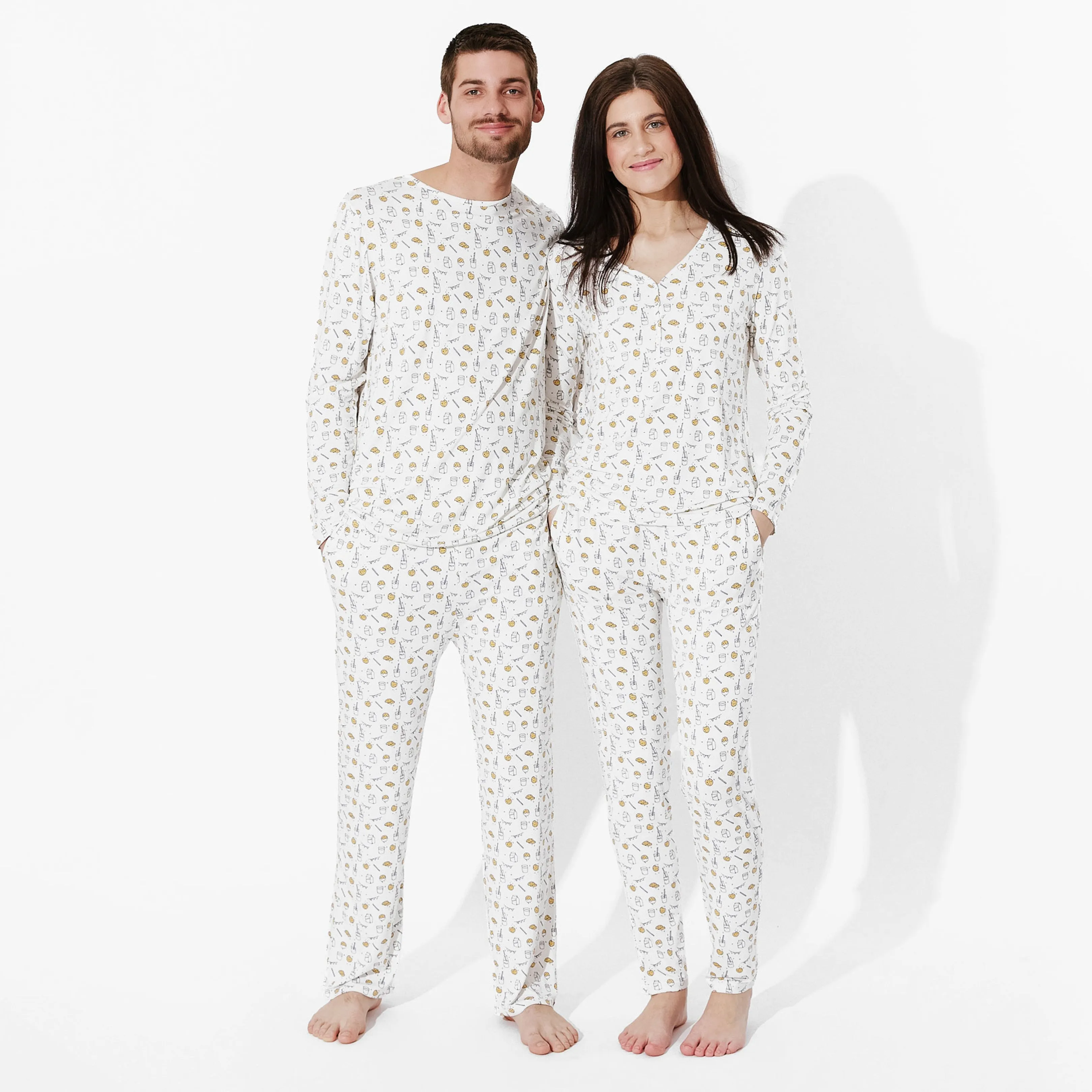 Milk & Cookies Bamboo Men's Pajama Set