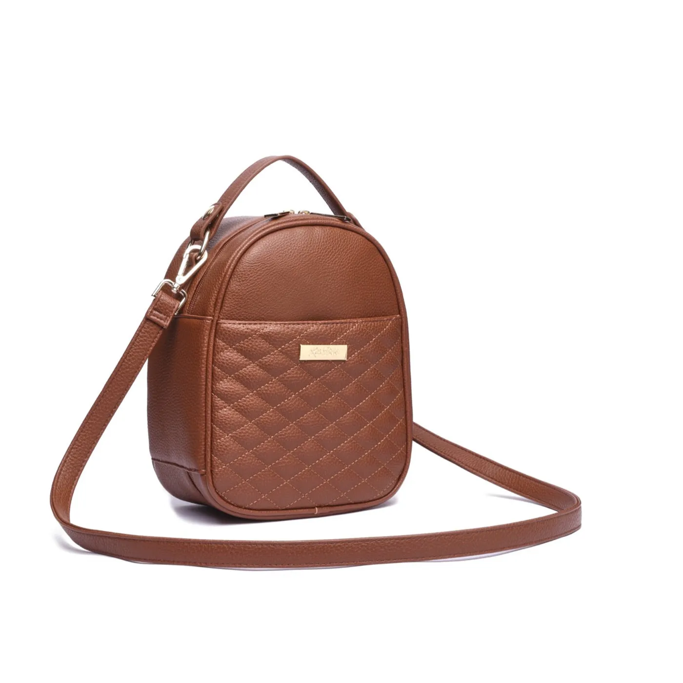 Monaco Snack Bag | Caramel Brown