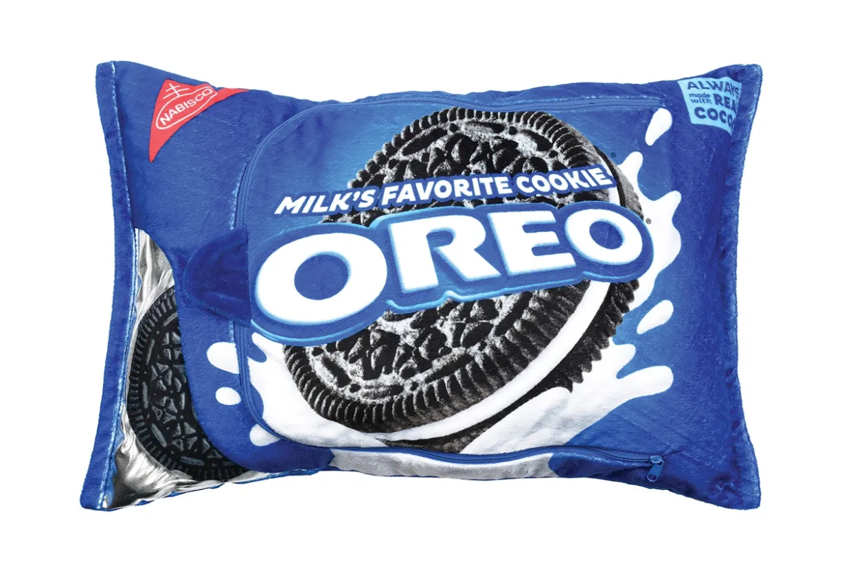 Oreo Cookies Packaging Fleece Plush