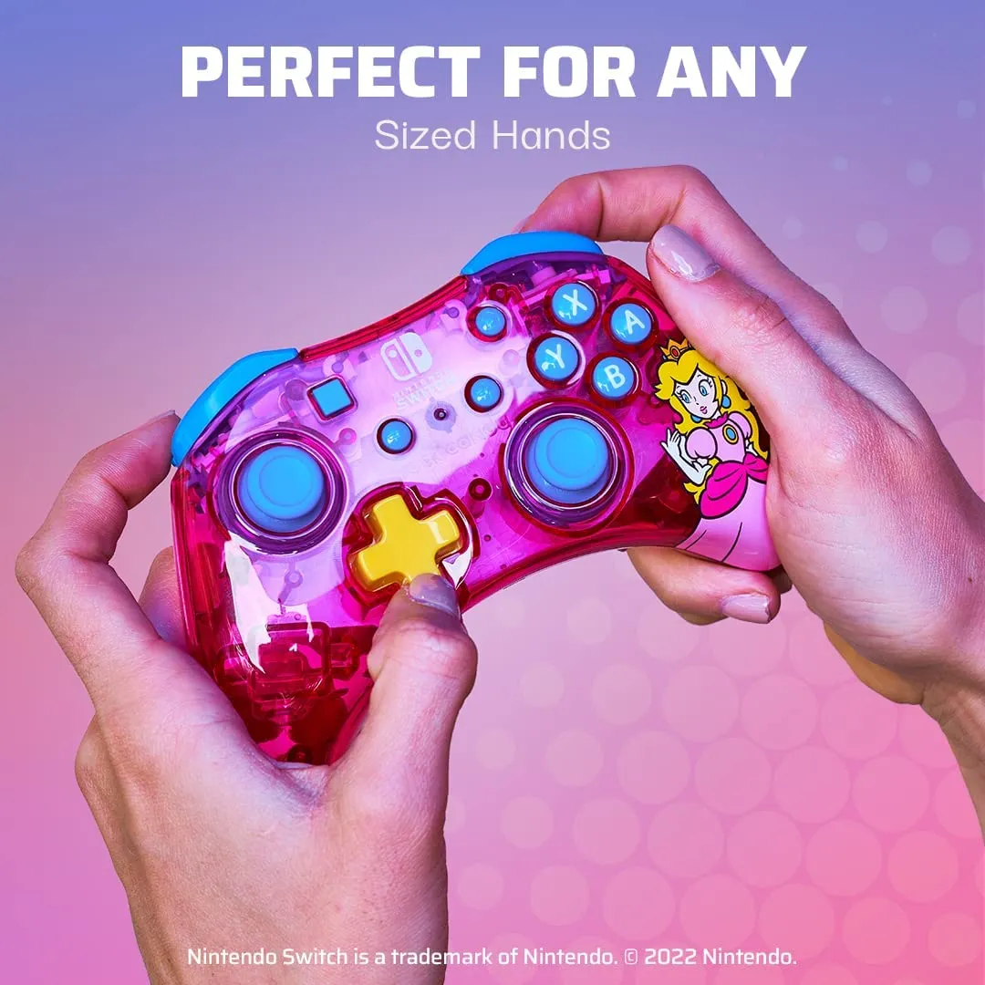 Rock Candy Switch Wired Controller - Princess Peach