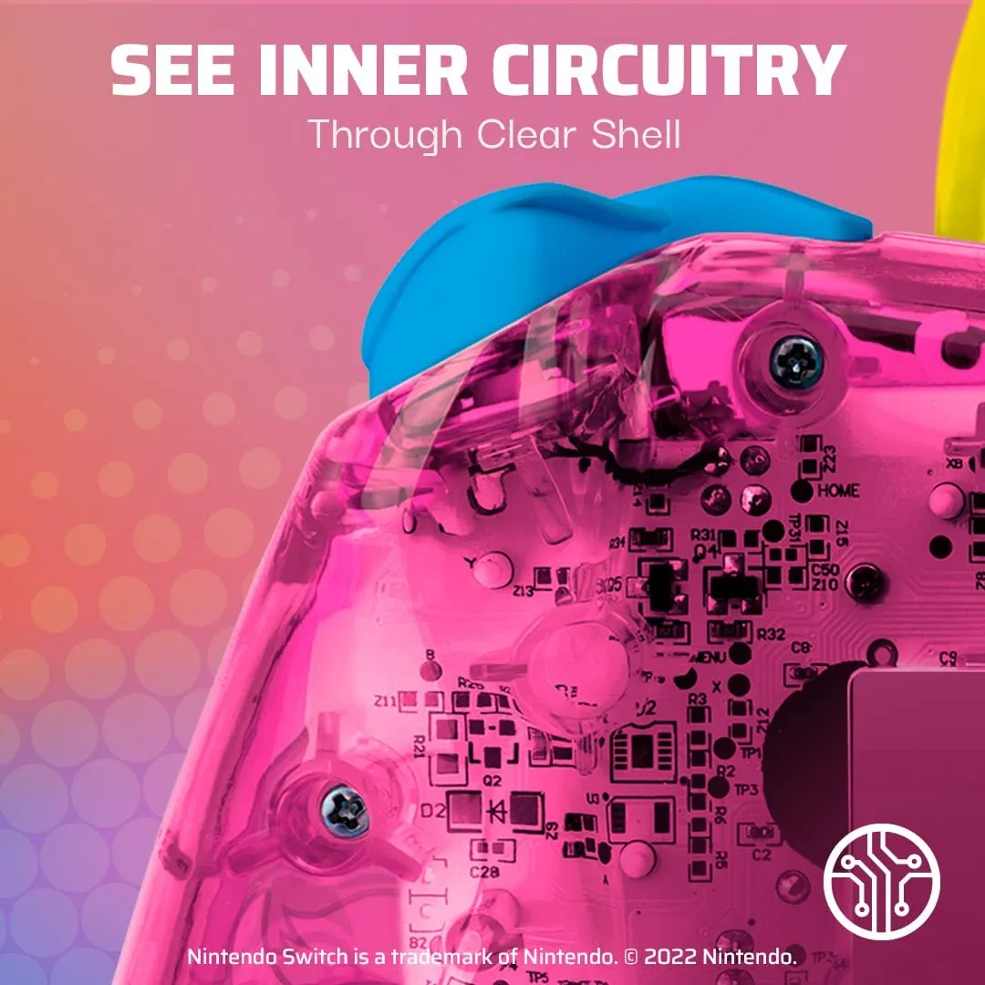 Rock Candy Switch Wired Controller - Princess Peach