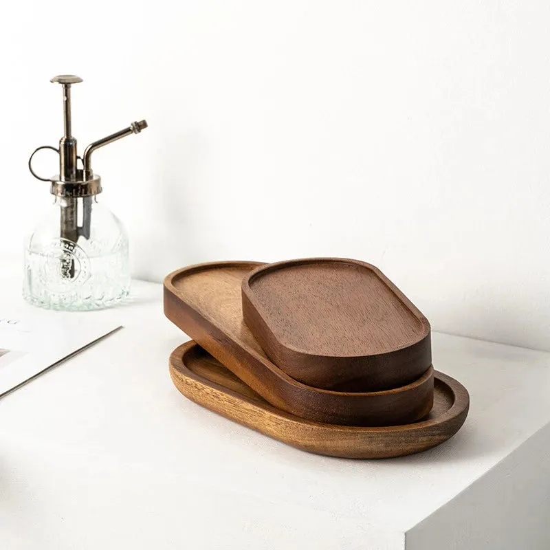 Solid Wood Tea Tray