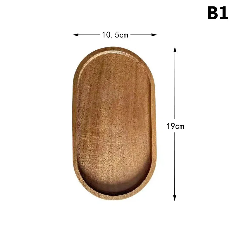 Solid Wood Tea Tray