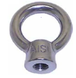 Stainless Steel Eye Nut Collared