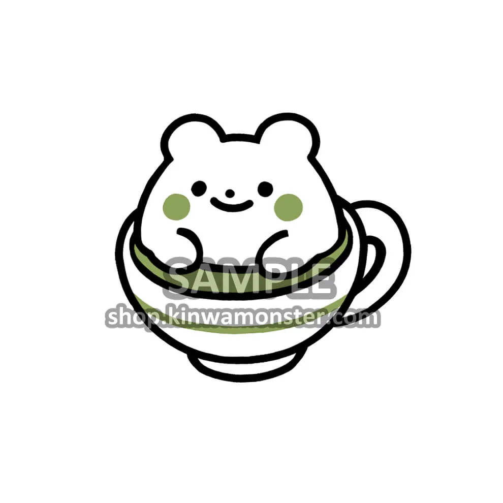 Sticker: Matcha Bear